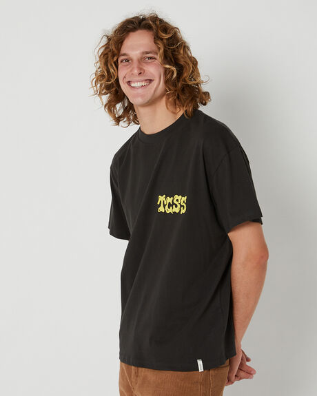 VINTAGE BLACK MENS CLOTHING THE CRITICAL SLIDE SOCIETY GRAPHIC TEES - TE2375VBK