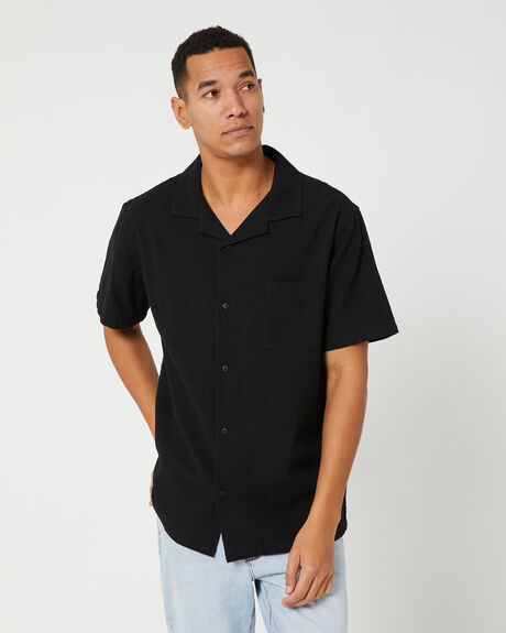 BLACK MENS CLOTHING NO NEWS SHIRTS - N5231162BLK