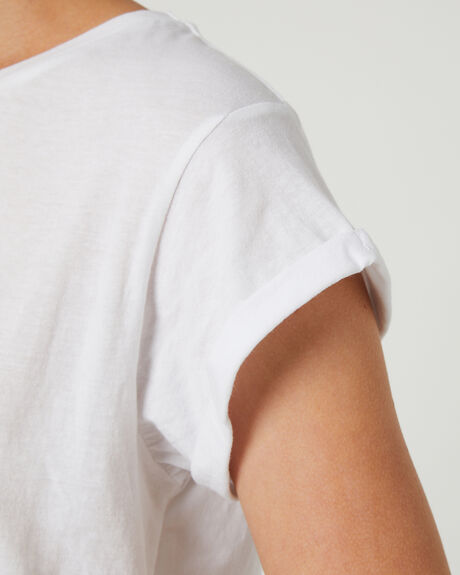 WHITE WOMENS CLOTHING SILENT THEORY TEES - 60X5005WHT