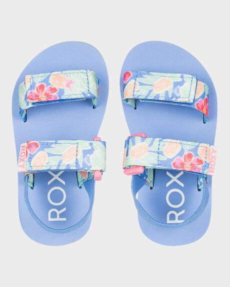 BLUE MIST KIDS GIRLS ROXY SANDALS - AROL100020-BM5