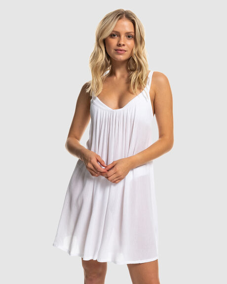 Bright top white dress
