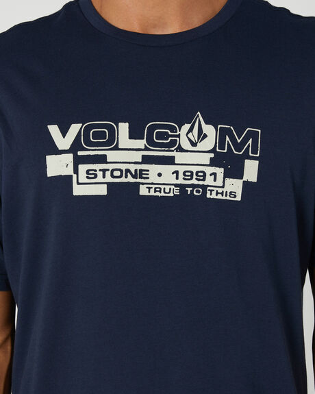 NAVY MENS CLOTHING VOLCOM GRAPHIC TEES - A5002201NVY
