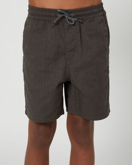 CHARCOAL HEATHER KIDS YOUTH BOYS VOLCOM SHORTS - C1032204CHH