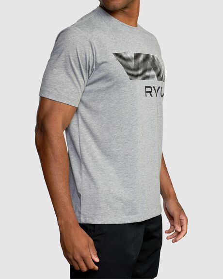 ATHLETIC HEATHER MENS CLOTHING RVCA SPORTSWEAR - AVYZT01370-AHR