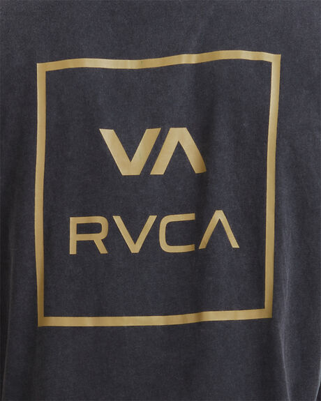 BLACK ACID MENS CLOTHING RVCA T-SHIRTS + SINGLETS - UVYZT00442-BAC