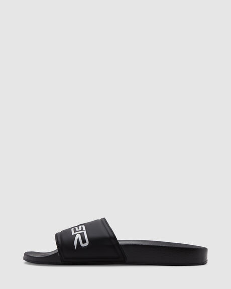 BLACK MENS FOOTWEAR QUIKSILVER SLIDES + THONGS - AQYL101167-KVJ2