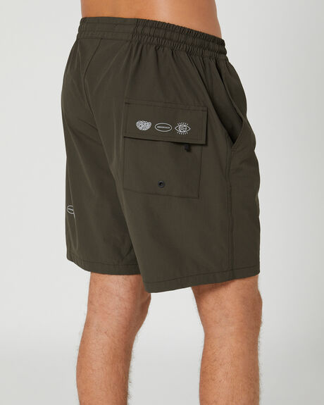 ARMY MENS CLOTHING RIVVIA PROJECTS BOARDSHORTS - RBO-22401ARM