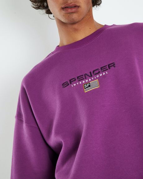 PURPLE MENS CLOTHING SPENCER PROJECT JUMPERS - 52428600026