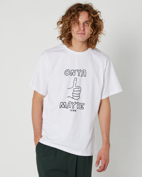 WHITE MENS CLOTHING THE CRITICAL SLIDE SOCIETY GRAPHIC TEES - TE2364WHT