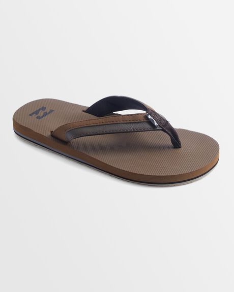 CAMEL KIDS BOYS BILLABONG SLIDES + THONGS - BFOT1BAD-CAM