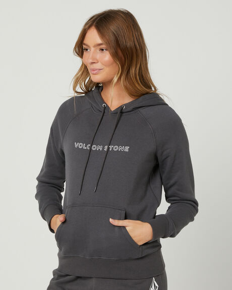 ASPHALT BLACK WOMENS CLOTHING VOLCOM HOODIES - B3111886ASB