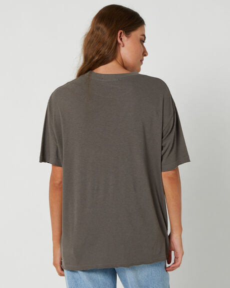 CHARCOAL WOMENS CLOTHING ALL ABOUT EVE TEES - 6416060CHAR