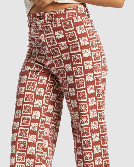 DEEP SIENNA WOMENS CLOTHING BILLABONG PANTS - ABJNP00352-RSA0