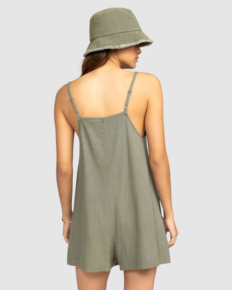 AGAVE GREEN WOMENS CLOTHING ROXY PLAYSUITS + OVERALLS - ERJWO03001-GZC0