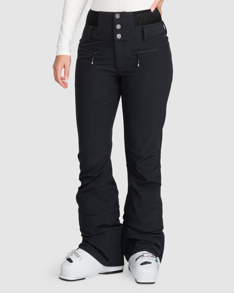 TRUE BLACK SNOW WOMENS ROXY SNOW PANTS - ERJTP03232-KVJ0