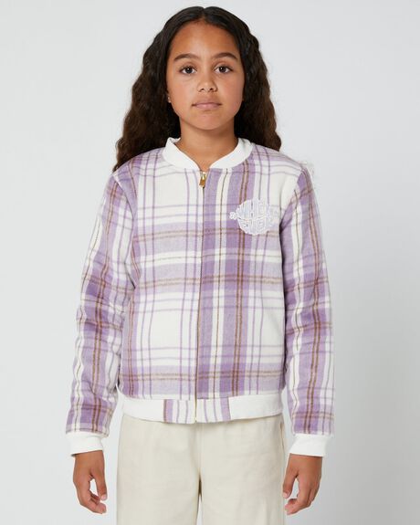 CHECKERED KIDS YOUTH GIRLS ALPHABET SOUP JACKETS - AS-GJA3106T