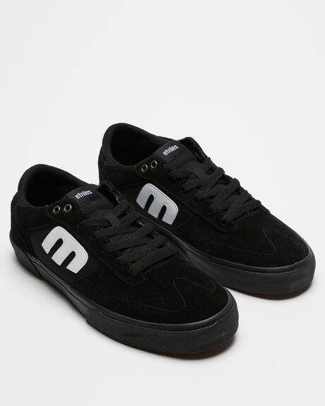 BLACK BLACK WHITE MENS FOOTWEAR ETNIES SNEAKERS - 4101000543552
