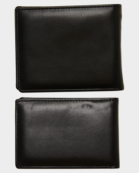 BLACK MENS ACCESSORIES HURLEY WALLETS - HAUSLWAH010