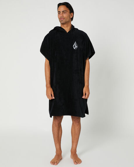 BLACK MENS ACCESSORIES VOLCOM TOWELS - D6722270BLK