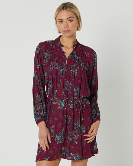 GRAPE WOMENS CLOTHING TIGERLILY DRESSES - T635412GRP