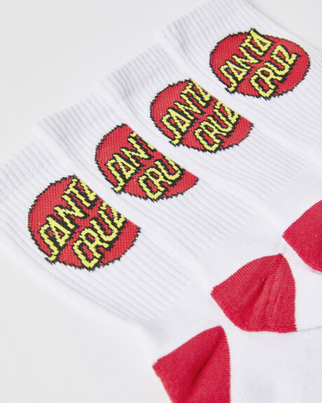 WHITE KIDS BOYS SANTA CRUZ SOCKS + UNDERWEAR - SB1221601WHT