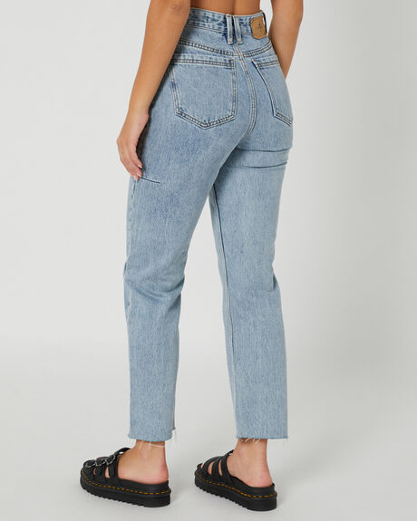 GARAGE BLUE WOMENS CLOTHING THRILLS JEANS - WTDP-431EGBLU