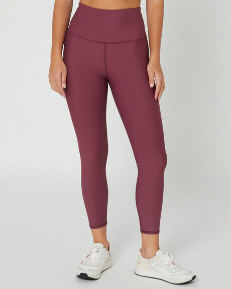 WINE WOMENS ACTIVEWEAR DK ACTIVE LEGGINGS + PANTS - DK11-018-WNE-XS