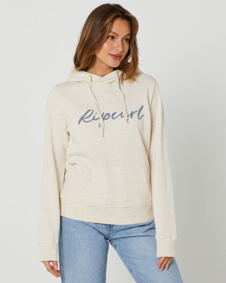 OATMEAL MARLE WOMENS CLOTHING RIP CURL HOODIES - 00EWFL8526