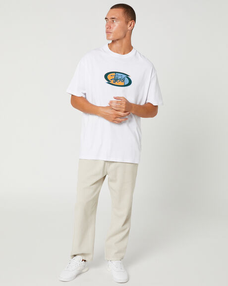 WHITE MENS CLOTHING STUSSY GRAPHIC TEES - ST035008WHITE