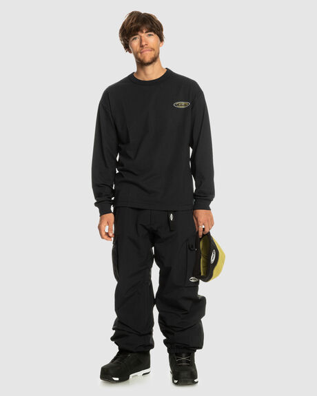 TRUE BLACK SNOW MENS QUIKSILVER SNOW PANTS - EQYTP03199-KVJ0