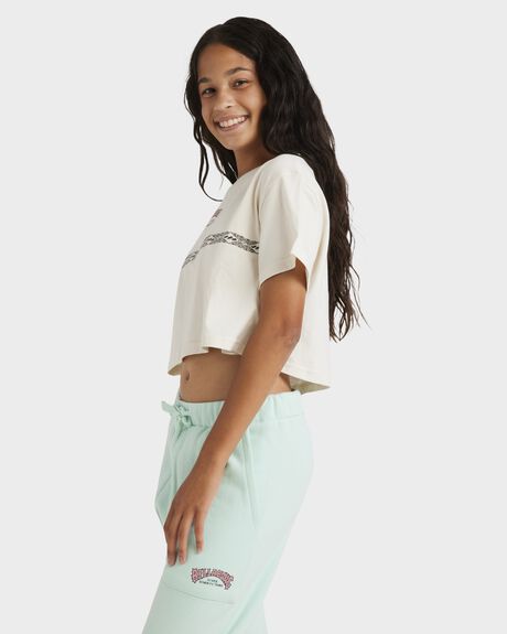SALT CRYSTAL KIDS YOUTH GIRLS BILLABONG T-SHIRTS + SINGLETS - UBGZT00143-SCS