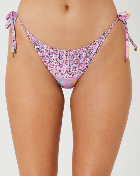 PURPLE  BLOSSOM WOMENS SWIMWEAR TIGERLILY BIKINI BOTTOMS - T522098PUR