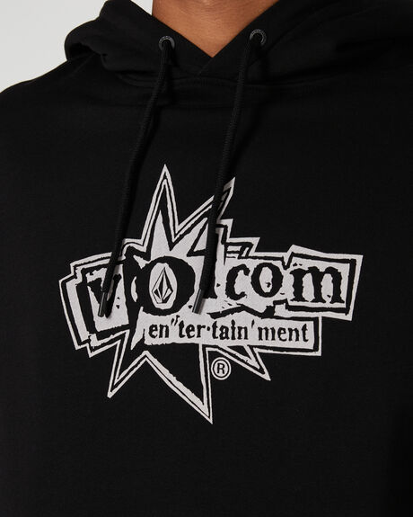 BLACK MENS CLOTHING VOLCOM HOODIES - A4112302BLK