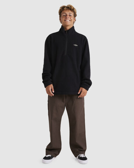 BLACK MENS CLOTHING BILLABONG JUMPERS - UBYFT00268-BLK