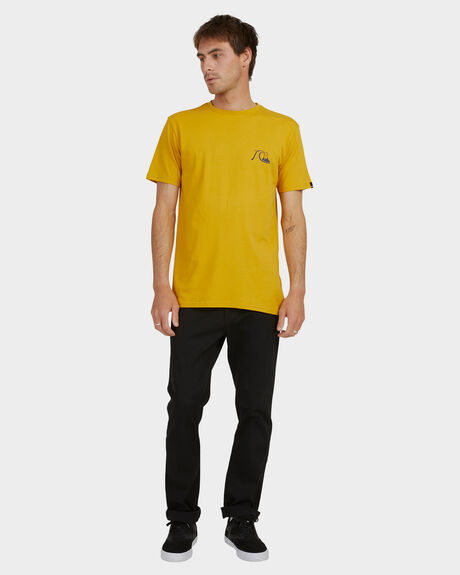 NUGGET GOLD MENS CLOTHING QUIKSILVER GRAPHIC TEES - UQYZT04560-YMA0