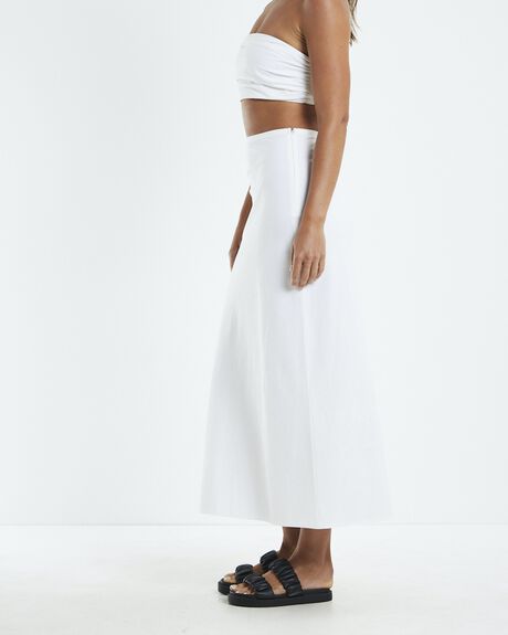 WHITE WOMENS CLOTHING SUBTITLED SKIRTS - 52379300023