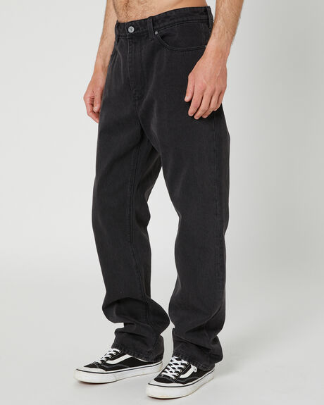DISTRESSED BLACK MENS CLOTHING ABRAND JEANS - 82057A-6962