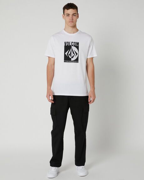 WHITE MENS CLOTHING VOLCOM T-SHIRTS + SINGLETS - A5002309-WHT
