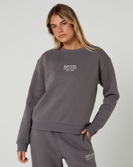 CHARCOAL GREY WOMENS CLOTHING RIP CURL JUMPERS - 07HWFL-0084