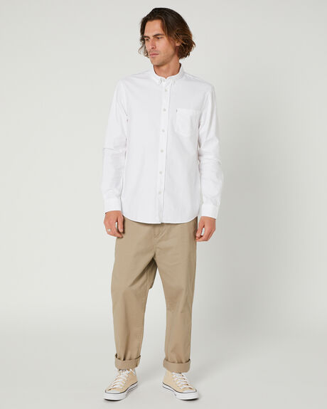 WHITE MENS CLOTHING ACADEMY BRAND SHIRTS - BA811WHT