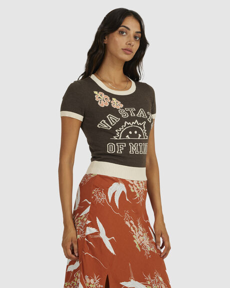 JAVA WOMENS CLOTHING RVCA FASHION TOPS - UVJSW00106-CTF0
