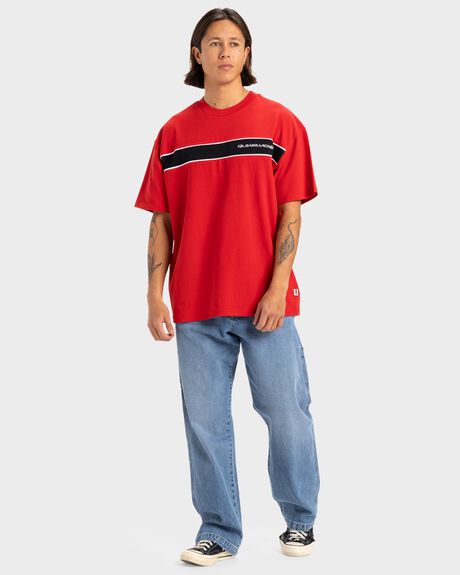 SAMBA MENS CLOTHING QUIKSILVER T-SHIRTS + SINGLETS - UQYKT03300-RZK0