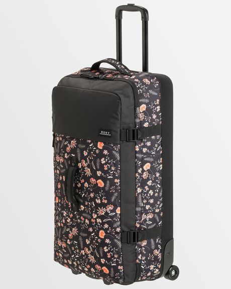 ANTHRACITE KERALA BORDER WOMENS ACCESSORIES ROXY TRAVEL + LUGGAGE - ERJBL03309-KVJ5