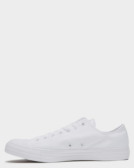 WHITE MONOCHROME MENS FOOTWEAR CONVERSE SNEAKERS - 1U647WHTM