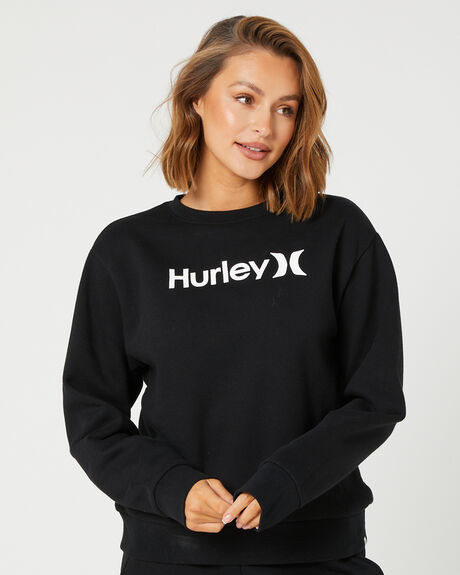 BLACK WOMENS CLOTHING HURLEY JUMPERS - AWFL22Q1COBLK