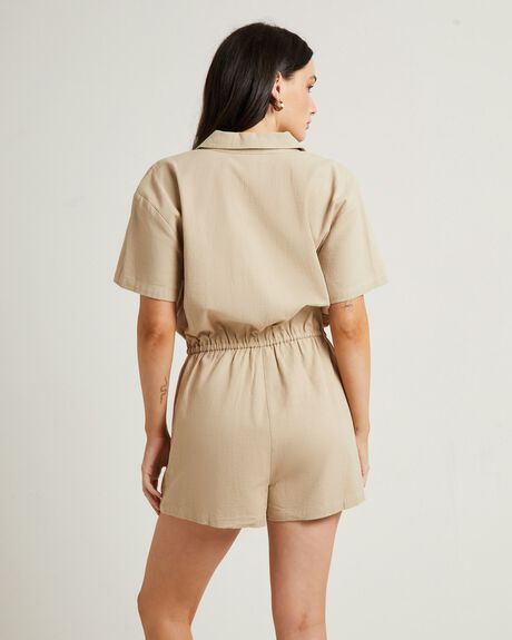 OFF WHITE WOMENS CLOTHING SUBTITLED PLAYSUITS + OVERALLS - 1000106448-WHT