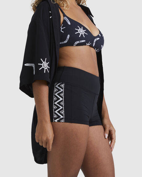 BLACK WOMENS SWIMWEAR BILLABONG BIKINI BOTTOMS - UBJX400426-BLK