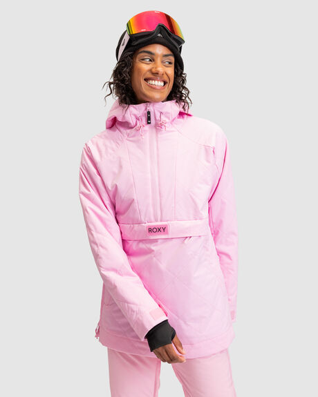 Roxy Womens Billie Technical Snow Jacket Pink Frosting SurfStitch