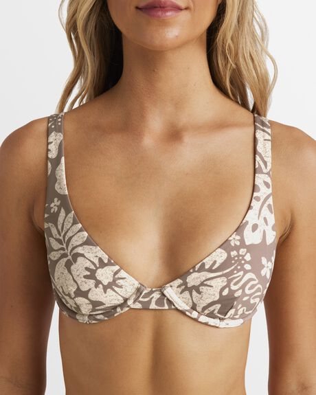 SWEET EARTH WOMENS SWIMWEAR BILLABONG BIKINI TOPS - UBJX300634-CME0