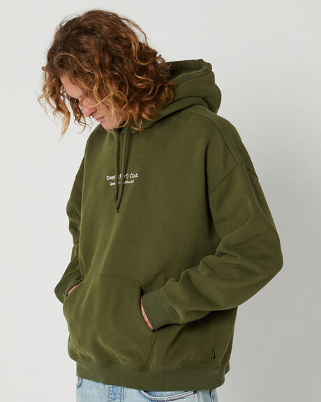 OLIVE MENS CLOTHING SWELL HOODIES - SWMS23235GRN